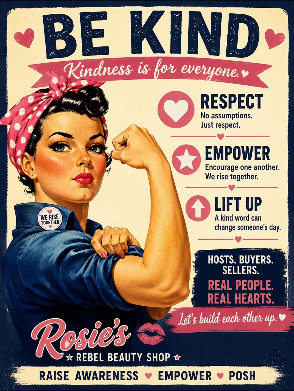 Be Kind Rosie’s Rebel Beauty Shop